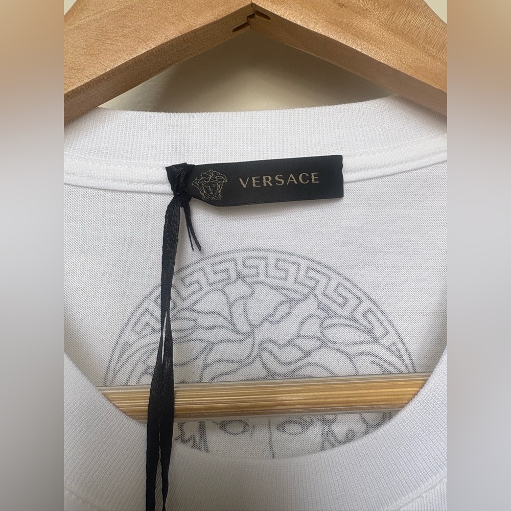Authentic Versace White Short Sleeve Tee - Picture 3 of 5